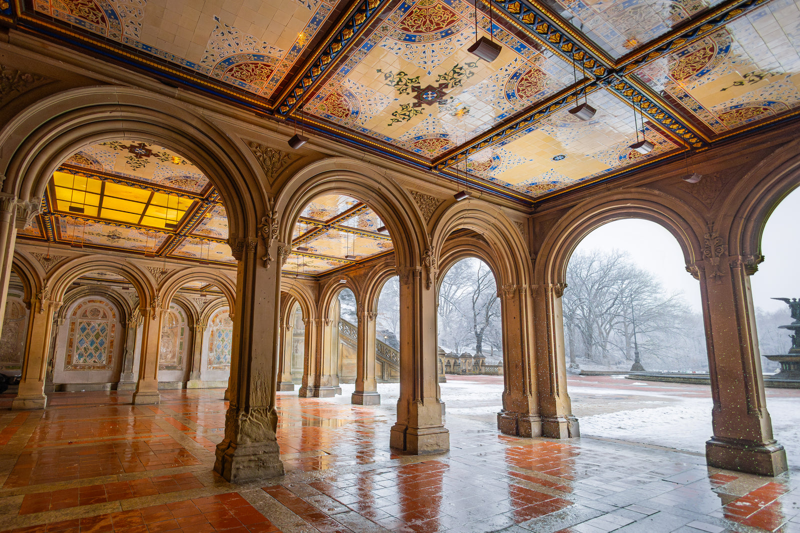 Bethesda Terrace Arcade Architecture