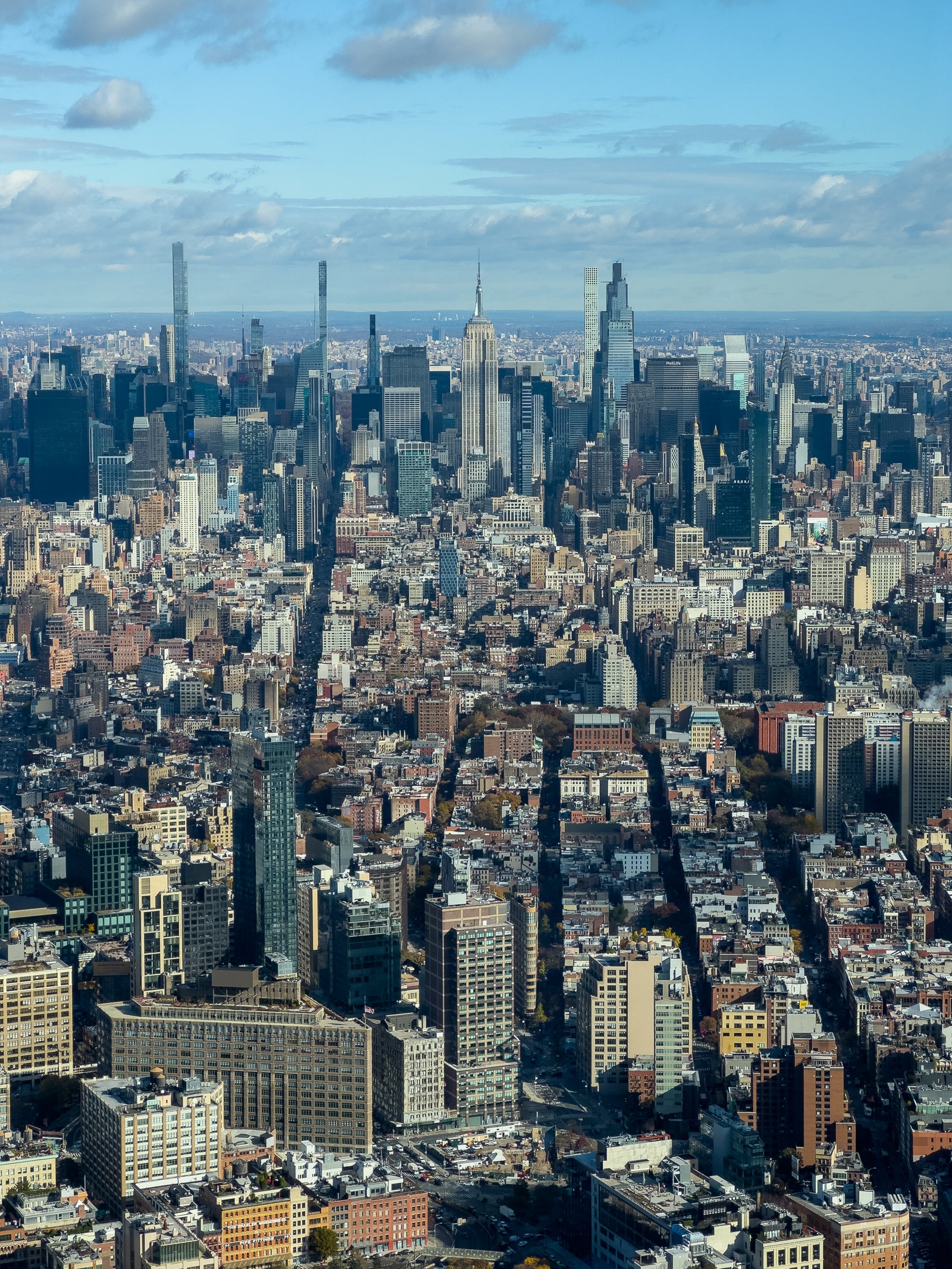 Midtown Manhattan High-Angle Cityscape